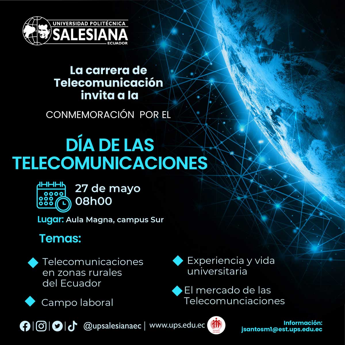 Afiche día telecomunicaciones