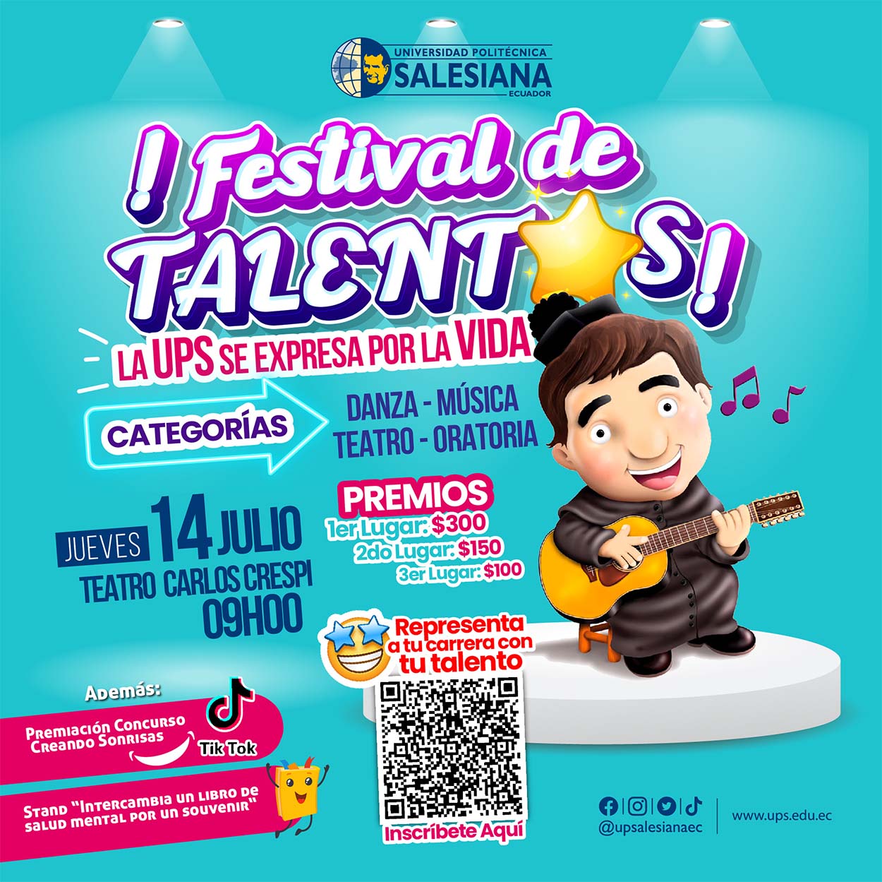 Festival de Talentos: La UPS se expresa por la vida