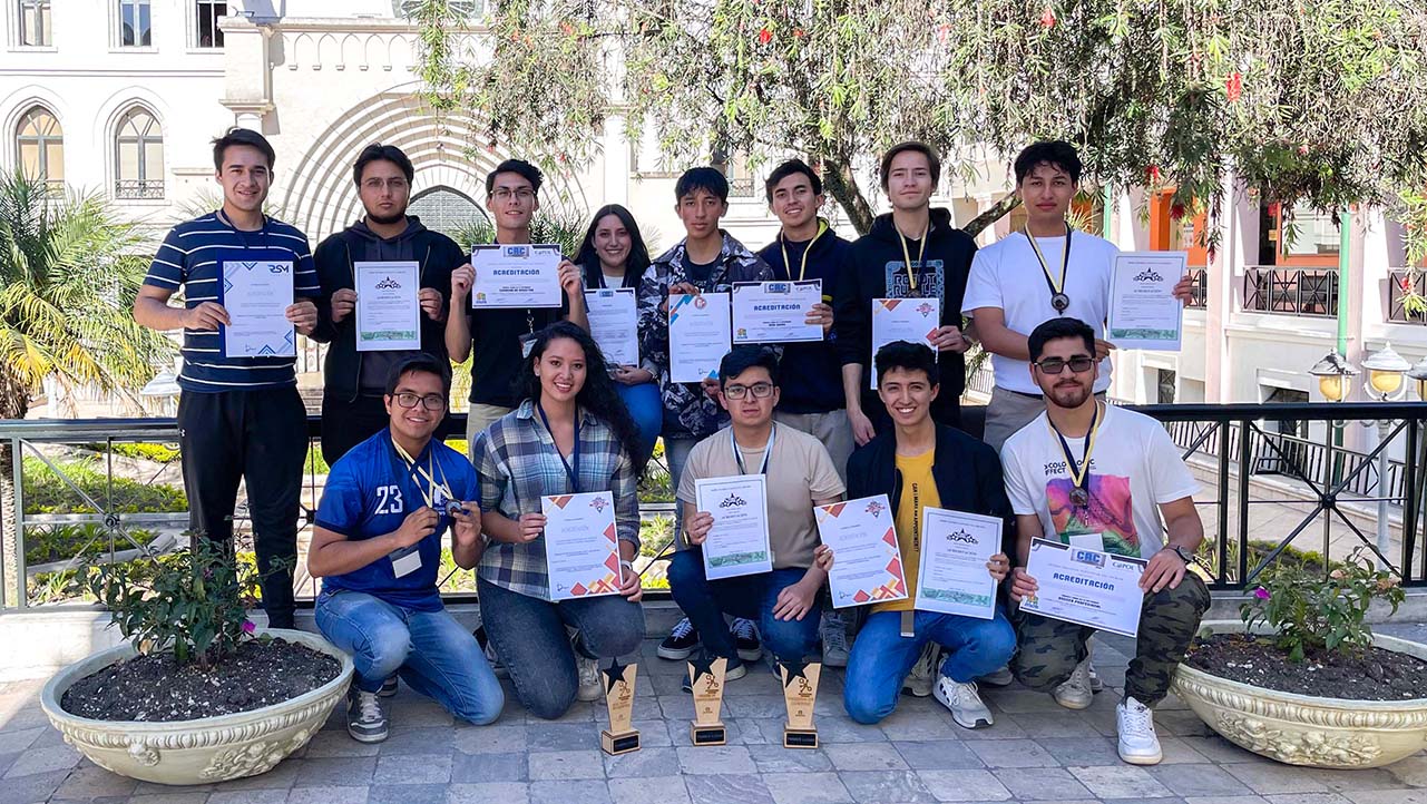 The Robotics Club from our branch campus in Cuenca