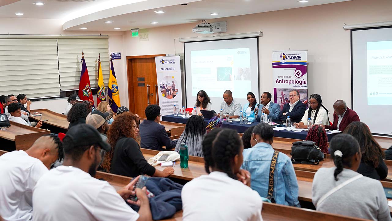 Actores sociales del Ecuador participaron en el conversatorio Negritud y Academia