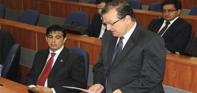 Jóse Juncosa during his speech