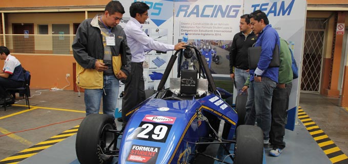 Capta el FSAE-Fórmula Student de la Universidad Politécnica Salesiana.
