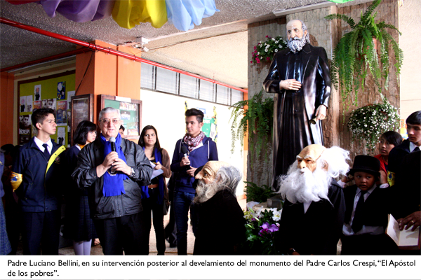 CUENCA: Inauguran monumento del Padre Carlos Crespi- UPS