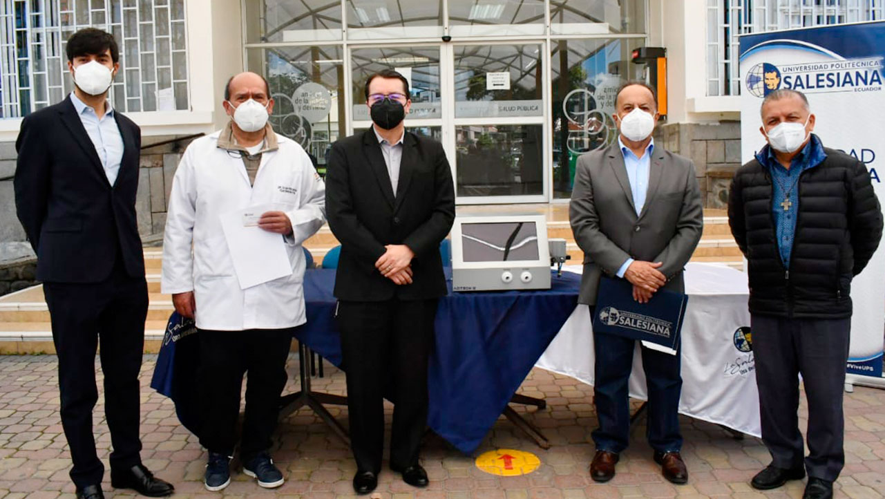 Donation of the mechanical ventilators in the city of Cuenca