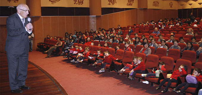 Intervención del Padre Javier Herrán Gómez, Rector de la Universidad Politécnica Salesiana.