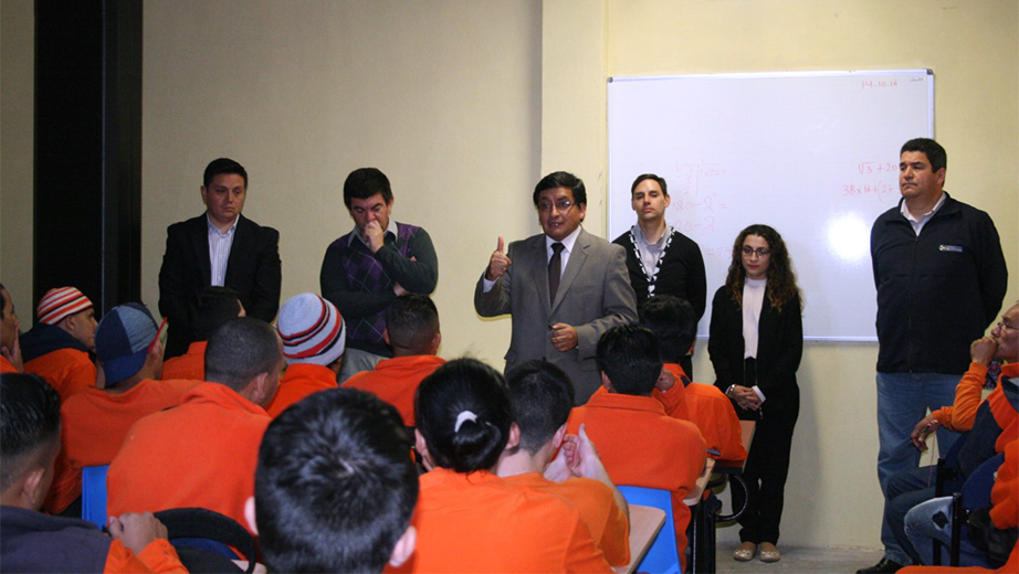 César Vásquez during his talk