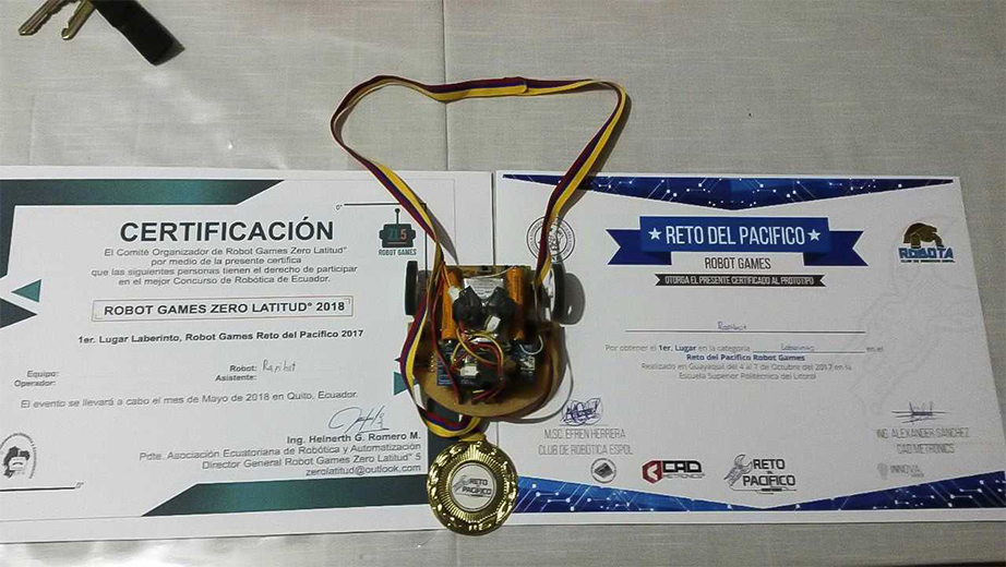 Acreditaciones y medallas obtenidas por los estudiantes de la UPS durante la competencia