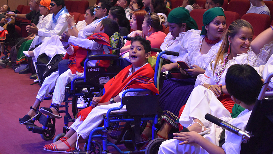 Asistentes que estuvieron presentes en la celebración del Día Internacional de la Discapacidad