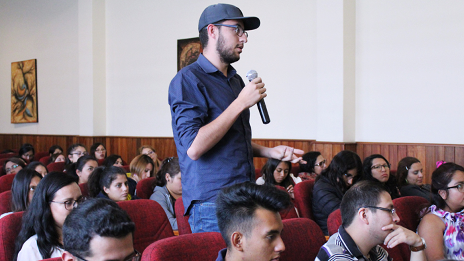 Intervención de Mateo Rivera, estudiante de Educación Básica de la UPS