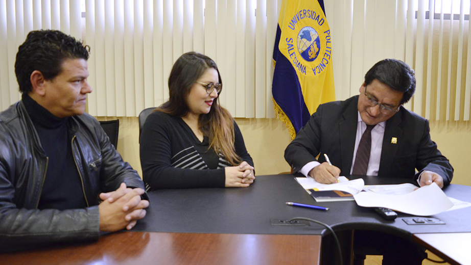 (De izq.) Alex Rodríguez, Vanesa Regalado, César Vásquez