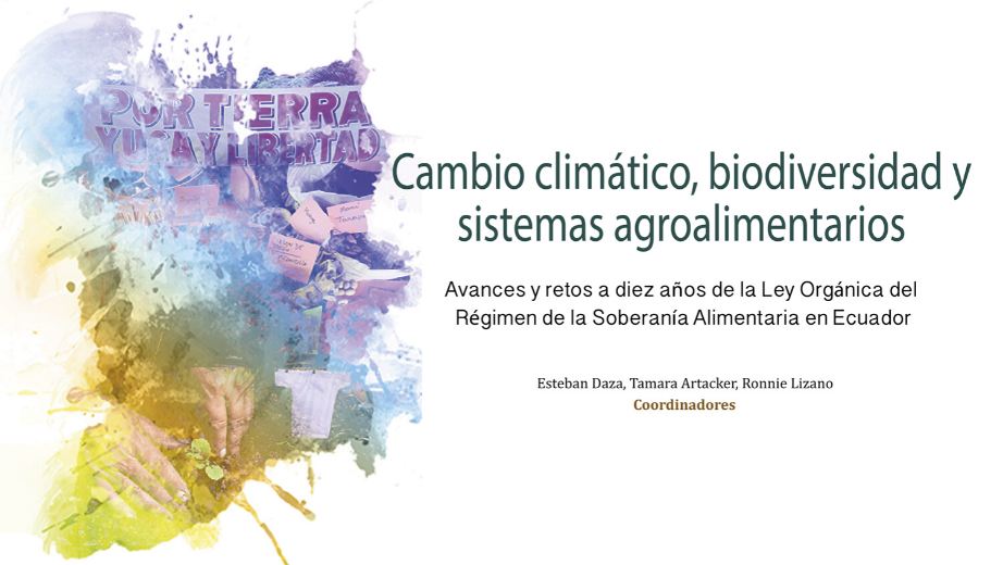 Portada del libro: Cambio Climático, biodiversidad y sistemas agroalimentarios