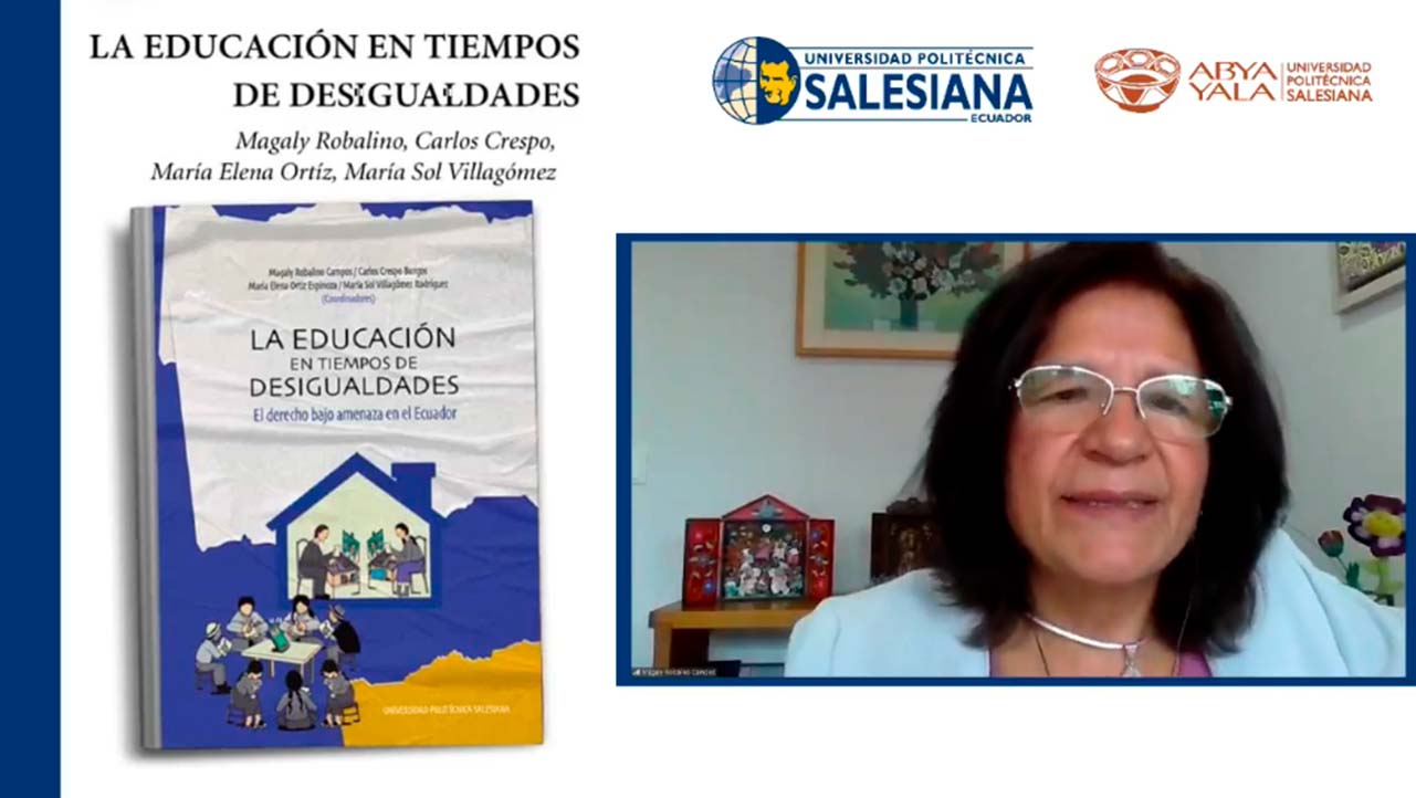 Magaly Robalino, investigadora del Cenaise Ecuador y coordinadora del libro