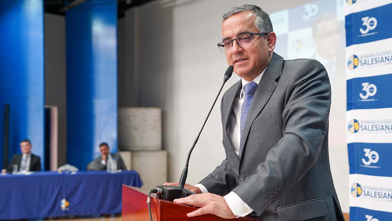 Jorge Luis Mazón, presidente del Instituto Ecuatoriano de Derechos Procesales