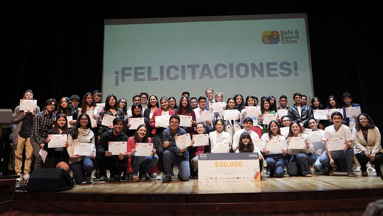 Estudiantes de colegios y universidades participan del Safe and Sound Cities