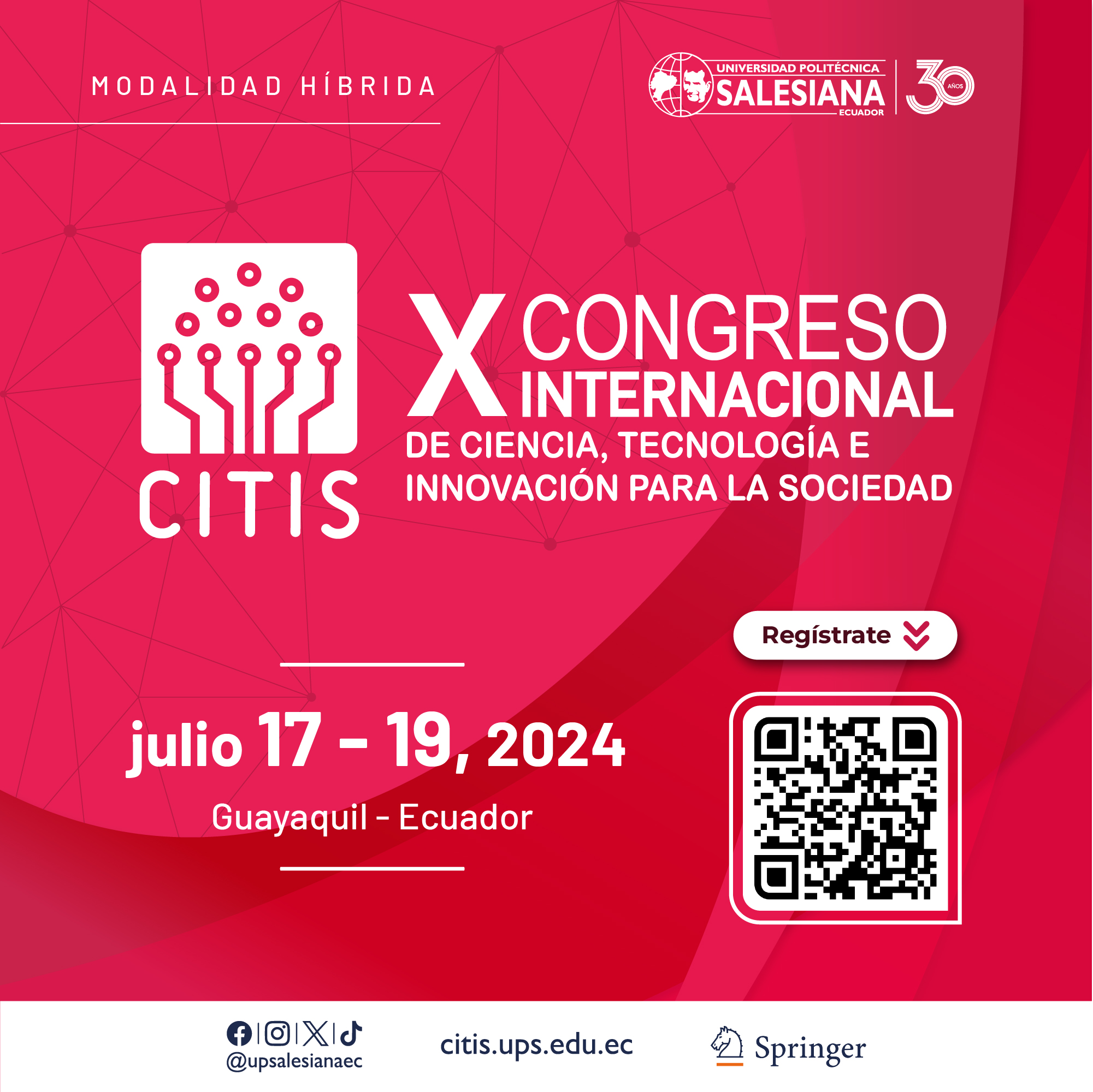 Convocatoria para el X Congreso Internacional de Ciencia, Tecnología e