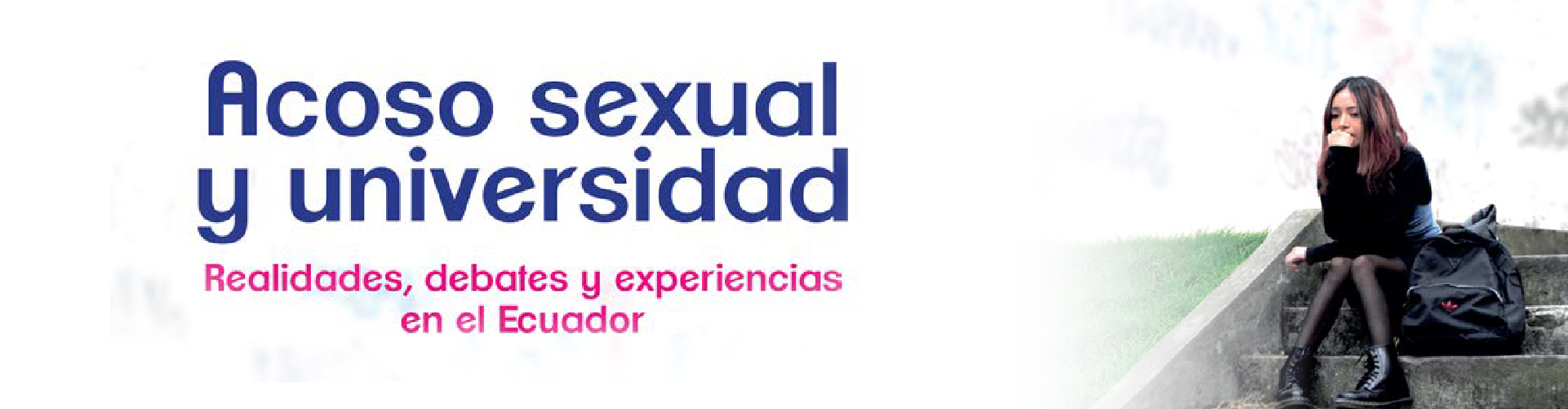 Portada del Libro Acoso sexual y universidad. Realidades, debates y experiencias en el Ecuador