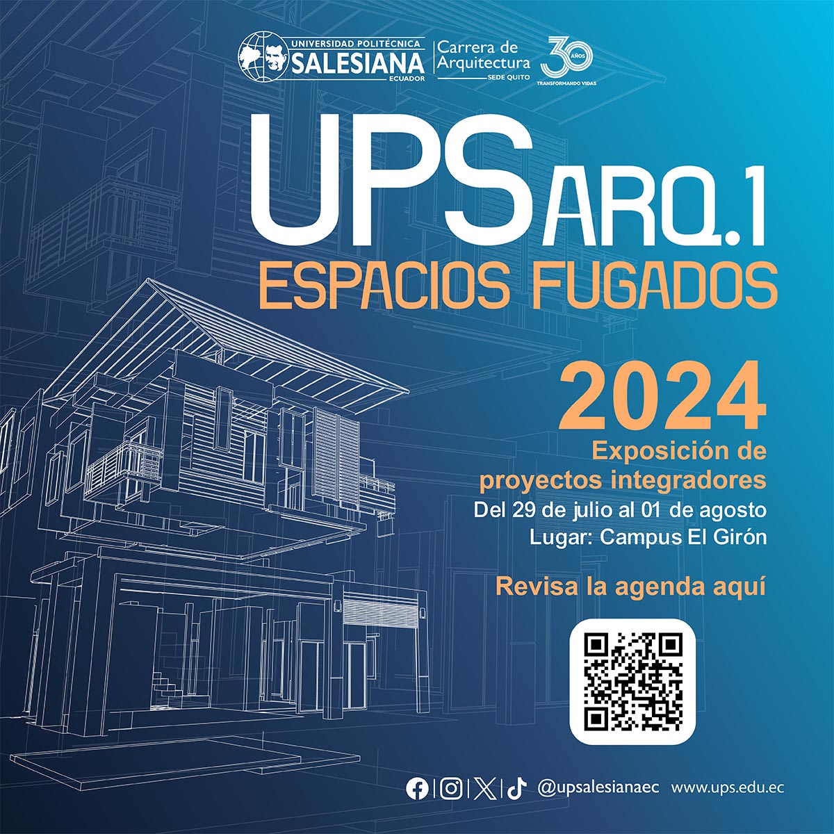 Afiche de UPSARQ.1 Espacios Fugados