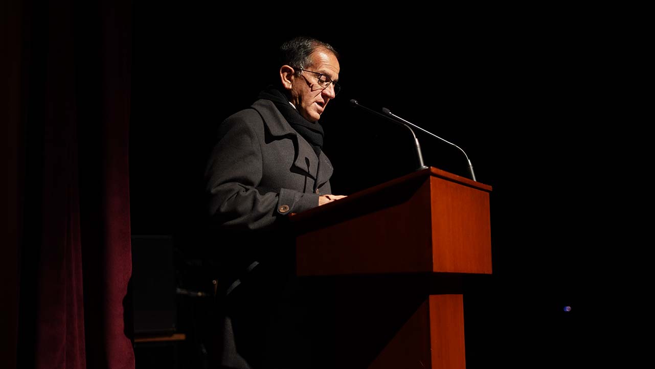 Fernando Moscoso, Vicerrector de la sede Cuenca durante su intervención