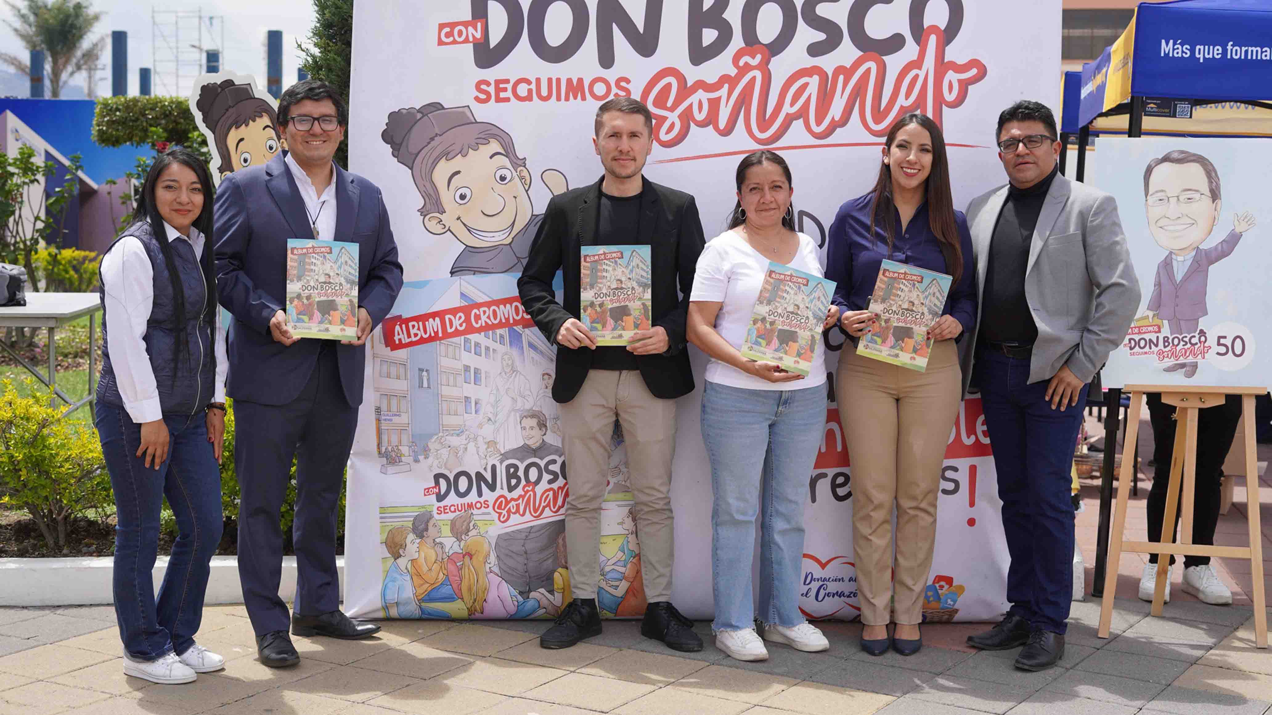 Promotores del álbum Con Don Bosco Seguimos Soñando